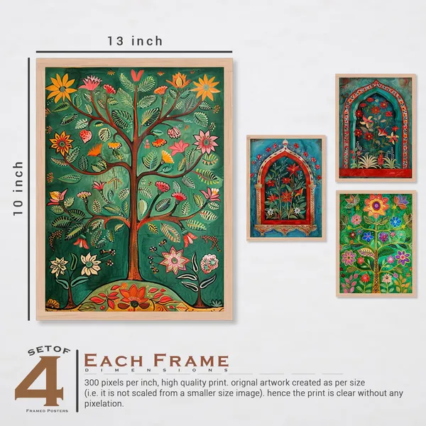 ARTELLY_Madhubani_Paintings_For_Wall_Decoration_-_Framed_Traditional_Painting_For_Living_Room_Bedroom_-_Pichwai_Frames_For_Wall_Decor_(Set_of_6)_(Indian_Art_10)