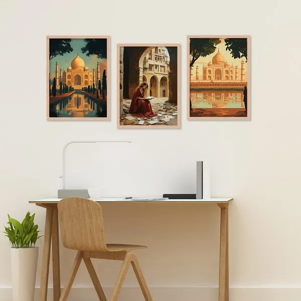 Artelly_Premium_Digital_Madhubani_Paintings_with_Frame_for_Living_Room_Bedroom_Office_Room_Decor_-_Traditional_Pichwai_Indian_Art_Painting_for_Home_Decor,_Framed_Painting_for_Wall_Decoration,_Pack_of_6_(Art_6,_10_inch_x_13_inch)
