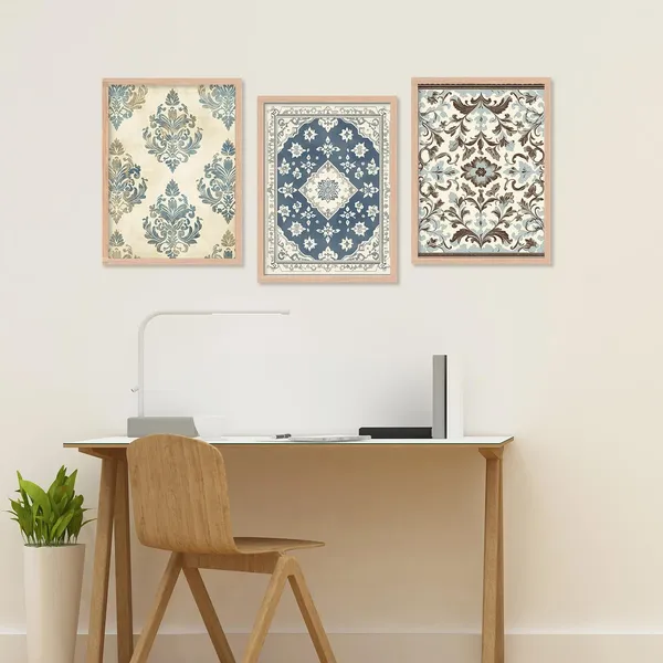 Artelly_Premium_Digital_Madhubani_Paintings_with_Frame_for_Living_Room_Bedroom_Office_Room_Decor_-_Traditional_Pichwai_Indian_Art_Painting_for_Home_Decor,_Framed_Painting_for_Wall_Decoration,_Pack_of_6_(Art_10,_10_inch_x_13_inch)
