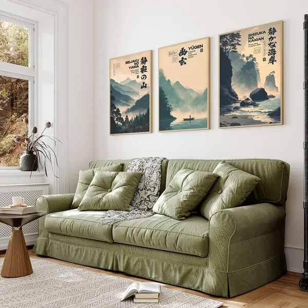 ARTELLY_Japanese_Wall_Art_Paintings_Set,_Big_Size_Premium_Framed_Poster_Set_of_3,_Multicolor_Paper_Prints_with_Synthetic_Wood_Frame,_13x19_Inches_Each,_Indoor_Wall_Decor_for_Living_Room_(Japanese_1)