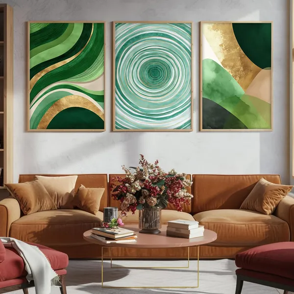 ARTELLY_Painting_Boho_Wall_Art_Home_Decoration_Paintings_With_Frame_For_Living_Room_Bed_Room_Hotel_Wall_Decor_Digital_Set_of_3_(Boho_1,_10x13_inch)