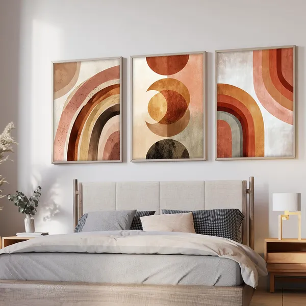ARTELLY_Painting_Boho_Wall_Art_Home_Decoration_Paintings_With_Frame_For_Living_Room_Bed_Room_Hotel_Wall_Decor_Digital_Set_of_3_(Boho_2,_10x13_inch)