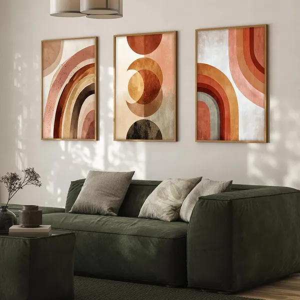 ARTELLY_Painting_Boho_Wall_Art_Home_Decoration_Paintings_With_Frame_For_Living_Room_Bed_Room_Hotel_Wall_Decor_Digital_Set_of_3_(Boho_2,_10x13_inch)