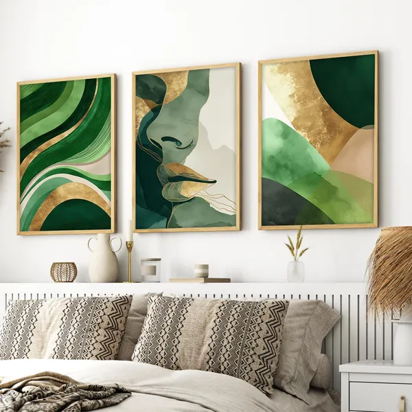 ARTELLY_Painting_Boho_Wall_Art_Home_Decoration_Paintings_With_Frame_For_Living_Room_Bed_Room_Hotel_Wall_Decor_Digital_Set_of_3_(Boho_3,_10x13_inch)