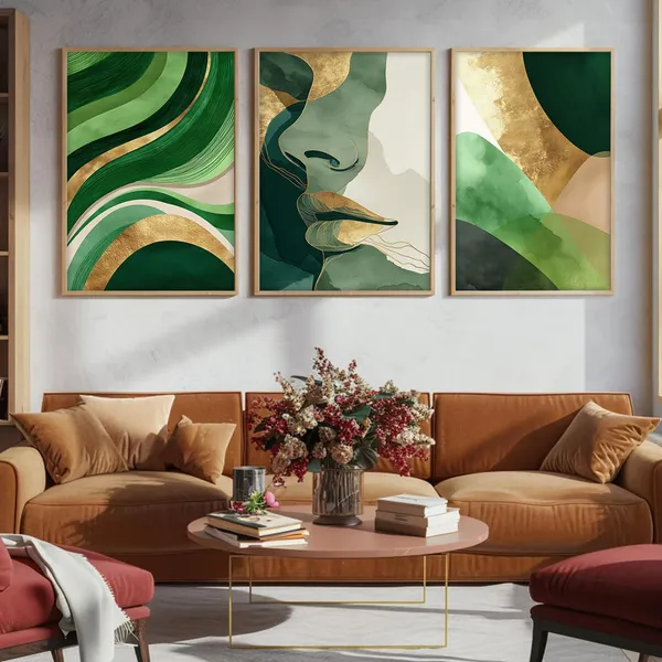ARTELLY_Painting_Boho_Wall_Art_Home_Decoration_Paintings_With_Frame_For_Living_Room_Bed_Room_Hotel_Wall_Decor_Digital_Set_of_3_(Boho_3,_10x13_inch)