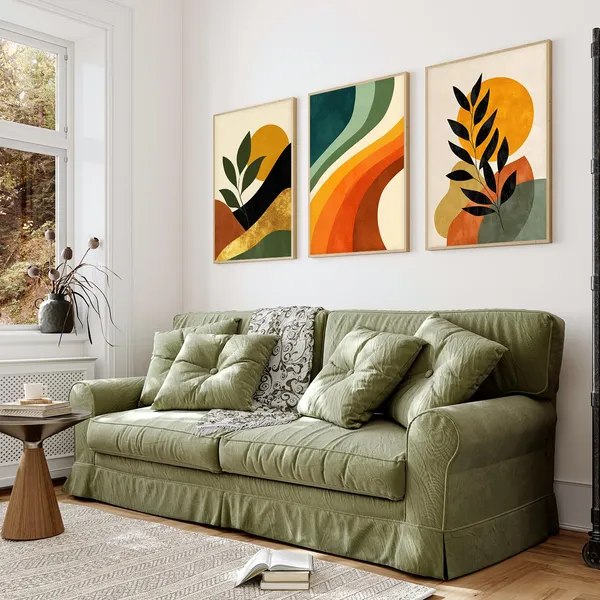 ARTELLY_Boho_wall_Art_Paintings_Modern_Art_Framed_Wall_Painting_for_Living_Room_Bedroom_-_Wall_Posters_|_Paintings_with_Frame_Set_of_3_(Boho_2,_13x19_inch)