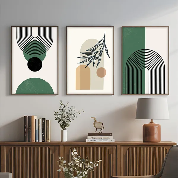ARTELLY_Boho_wall_Art_Paintings_Modern_Art_Framed_Wall_Painting_for_Living_Room_Bedroom_-_Wall_Posters_|_Paintings_with_Frame_Set_of_3_(Boho_1,_13x19_inch)