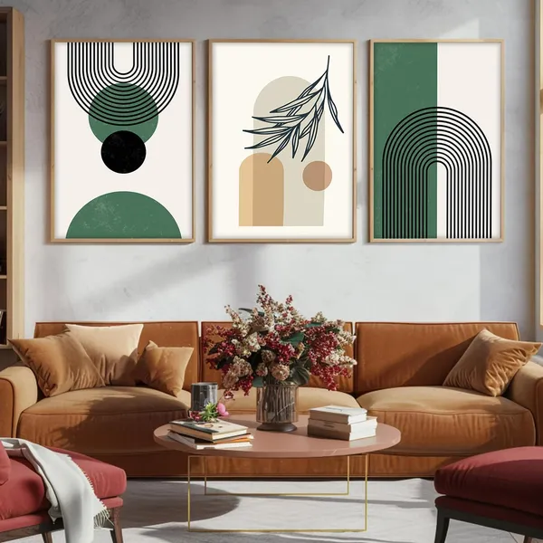 ARTELLY_Boho_wall_Art_Paintings_Modern_Art_Framed_Wall_Painting_for_Living_Room_Bedroom_-_Wall_Posters_|_Paintings_with_Frame_Set_of_3_(Boho_1,_13x19_inch)