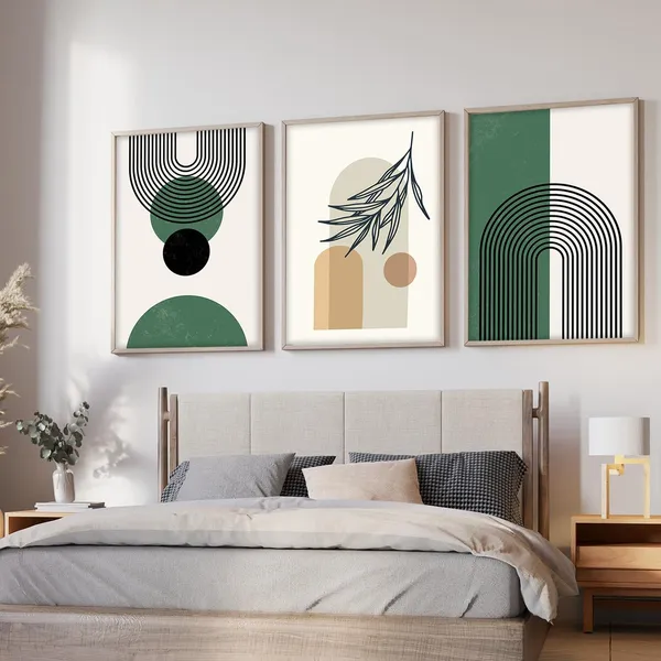 ARTELLY_Boho_wall_Art_Paintings_Modern_Art_Framed_Wall_Painting_for_Living_Room_Bedroom_-_Wall_Posters_|_Paintings_with_Frame_Set_of_3_(Boho_1,_13x19_inch)