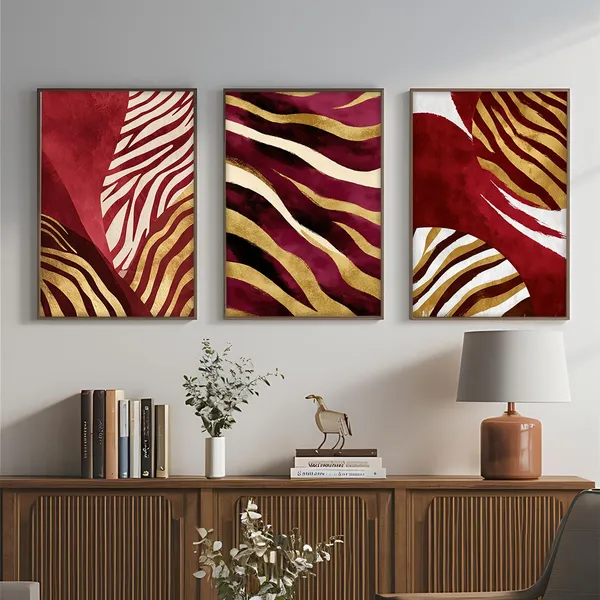 ARTELLY_Boho_wall_Art_Paintings_Modern_Art_Framed_Wall_Painting_for_Living_Room_Bedroom_-_Wall_Posters_|_Paintings_with_Frame_Set_of_3_(Boho_3,_13x19_inch)