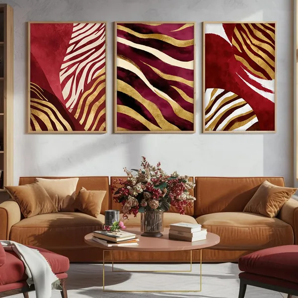 ARTELLY_Boho_wall_Art_Paintings_Modern_Art_Framed_Wall_Painting_for_Living_Room_Bedroom_-_Wall_Posters_|_Paintings_with_Frame_Set_of_3_(Boho_3,_13x19_inch)
