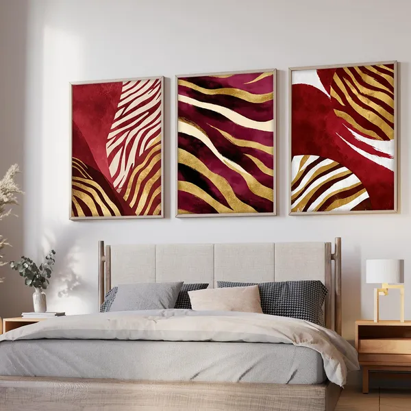 ARTELLY_Boho_wall_Art_Paintings_Modern_Art_Framed_Wall_Painting_for_Living_Room_Bedroom_-_Wall_Posters_|_Paintings_with_Frame_Set_of_3_(Boho_3,_13x19_inch)