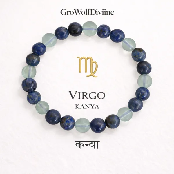 VIRGO_Zodiac_Bracelet_|_KANYA_Rashi_Bracelet_|_Unisex_Bracelet
