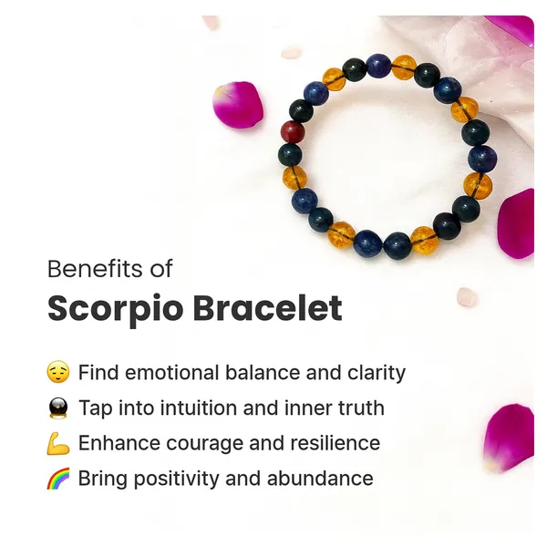 SCORPIO_Zodiac_Bracelet_|_VRISHCHIKA_Rashi_Bracelet_|_Unisex_Bracelet