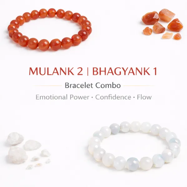 MULANK_2_BHAGYANK_1:_EMOTIONAL_STRENGTH_&_CONFIDENCE_BRACELET�|_CARNELIAN_&_MOONSTONE_DUO
