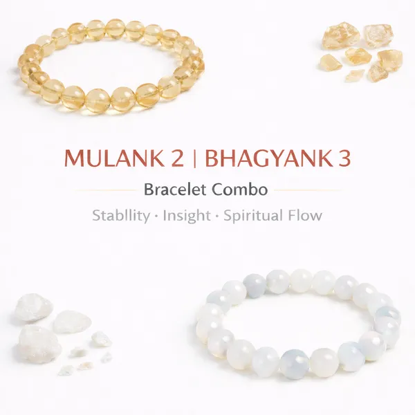 MULANK_2_BHAGYANK_3:_CALM_WISDOM_&_SPIRITUAL_FLOW_BRACELET�|_AMETHYST_&_MOONSTONE_DUO