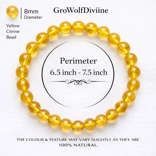 MULANK_3_BHAGYANK_3:_MAGNIFIED_WISDOM_&_HUMILITY_BRACELET�|_CLEAR_QUARTZ_&_CITRINE_DUO