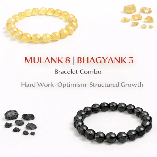 MULANK_8_BHAGYANK_3:_HARD_WORK_&_FINANCIAL_REWARD_BRACELET�|_CITRINE_&_BLACK_TOURMALINE_DUO
