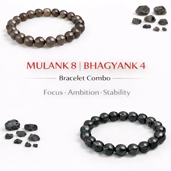 MULANK_8_BHAGYANK_4:_STRUCTURED_AMBITION_&_FOCUS_BRACELET�|_SMOKY_QUARTZ_&_BLACK_TOURMALINE_DUO