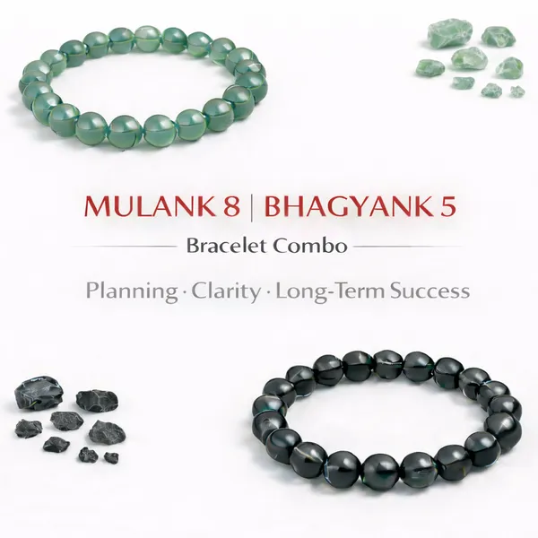 MULANK_8_BHAGYANK_5:_DISCIPLINED_INTELLIGENCE_&_STRATEGY_BRACELET�|_GREEN_AVENTURINE_&_BLACK_TOURMALINE_DUO