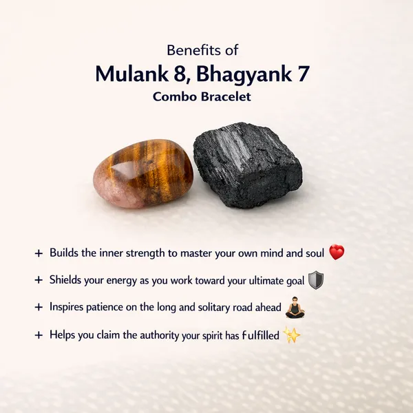 MULANK_8_BHAGYANK_7:_SPIRITUAL_ENDURANCE_&_PROTECTION_BRACELET�|_TIGER_EYE_&_BLACK_TOURMALINE_DUO
