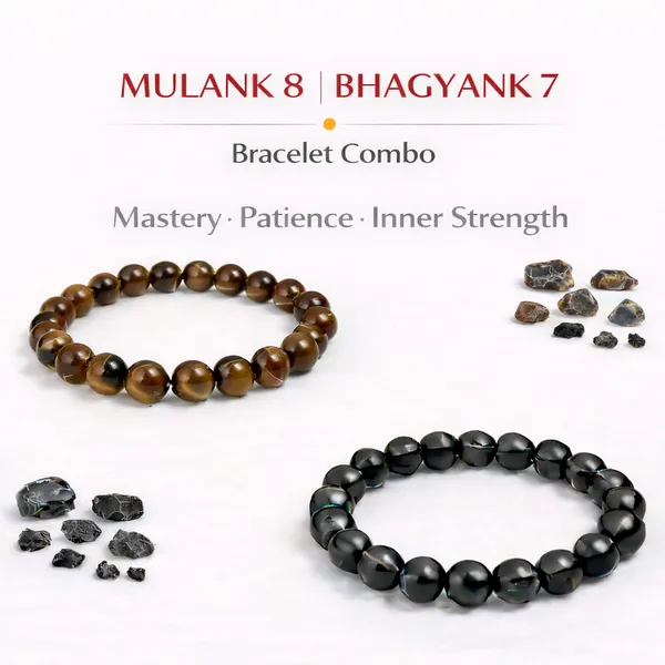 MULANK_8_BHAGYANK_7:_SPIRITUAL_ENDURANCE_&_PROTECTION_BRACELET�|_TIGER_EYE_&_BLACK_TOURMALINE_DUO