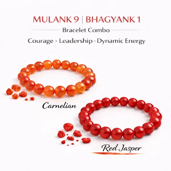 MULANK_9_BHAGYANK_1:_CHANNEL_YOUR_INNER_FIRE_BRACELET�|_CARNELIAN_&_RED_JASPER_DUO