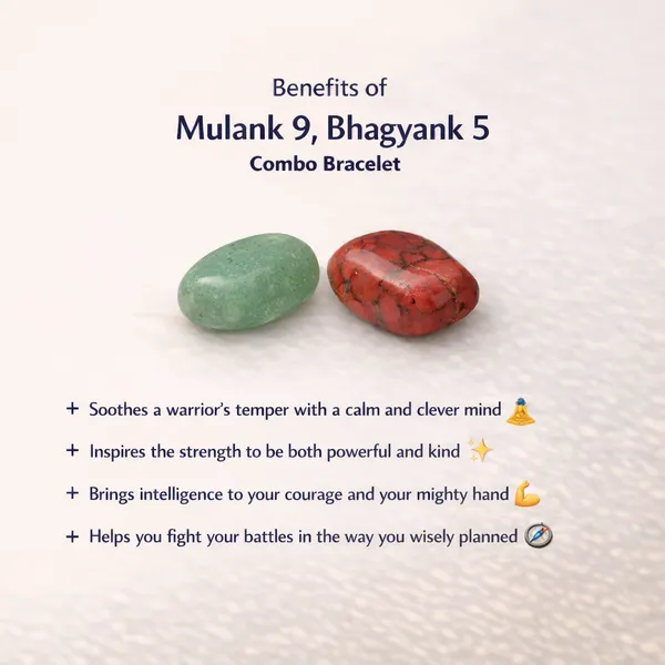 MULANK_9_BHAGYANK_5:_CALCULATED_ACTION_&_TEMPERANCE_TRIO�|_GREEN_AVENTURINE,_AMETHYST_&_RED_JASPER