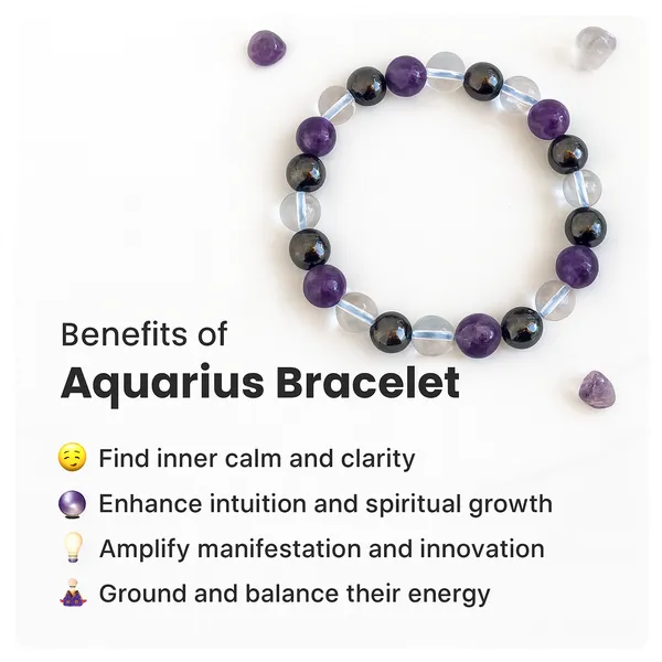 AQUARIUS_Zodiac_Bracelet_|_KUMBH_Rashi_Bracelet_|_Unisex_Bracelet