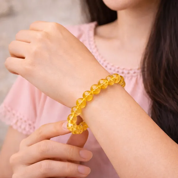 Yellow_Manifest_Abundant_Flow_Wealth_Magnetism_Bracelet_Citrine_Yellow_AAA_Bracelet_For_Men_&_Women