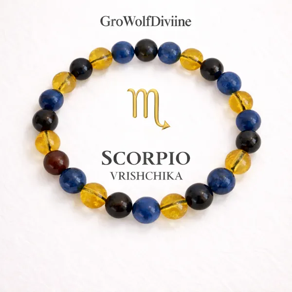 SCORPIO_Zodiac_Bracelet_|_VRISHCHIKA_Rashi_Bracelet_|_Unisex_Bracelet