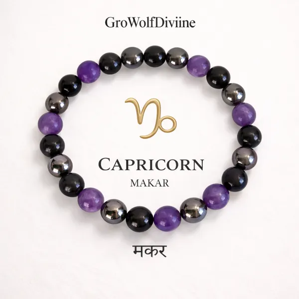 CAPRICORN_Zodiac_Bracelet_|_MAKAR_Rashi_Bracelet_|_Unisex_Bracelet