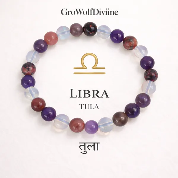 LIBRA_Zodiac_Bracelet_|_TULA_Rashi_Bracelet_|_Unisex_Bracelet