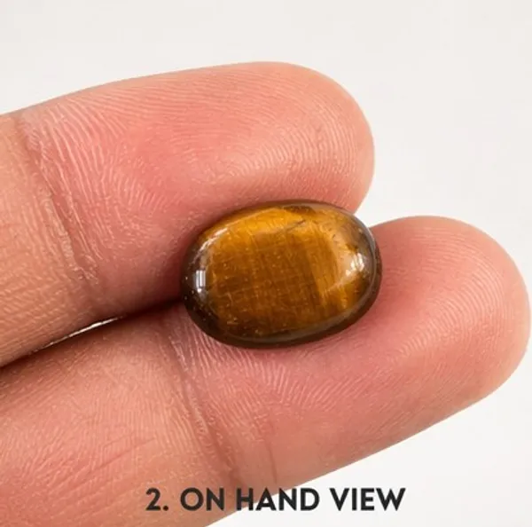 Natural_Tiger_Eye_Gemstone_|_Certified_Original_Tiger_Eye_Stone_|_Oval_Cabochon_|_Loose_Stone_for_Ring_Pendant_|_Protection,_Confidence_&_Focus_Stone
