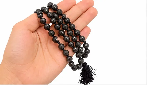 Ratna_Shree_Original_Gemstone_Hakik_&_Margaj_Japa_Mala_for_Jaap,_Meditation,_Healing,_Spiritual_Wear_|_108+1_Beads_Natural_Stone_Prayer_Mala_Collection_(Black_Hakik_Mala)