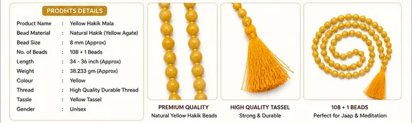 Ratna_Shree_Original_Gemstone_Hakik_&_Margaj_Japa_Mala_for_Jaap,_Meditation,_Healing,_Spiritual_Wear_|_108+1_Beads_Natural_Stone_Prayer_Mala_Collection_(Yellow_Hakik_Mala)