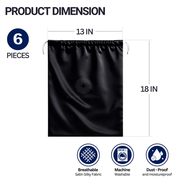 Pack_Of_12_Black_Satin_Shoe_Bag_Cover_For_Shoe_Storage_For_Unisex