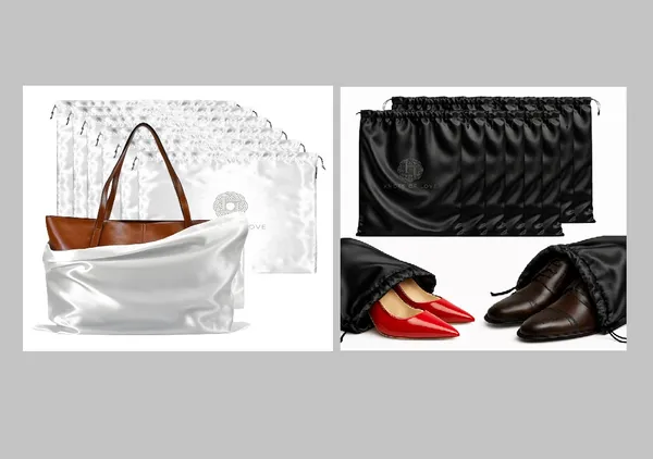 Pack_Of_12_Black_Satin_Shoe_Bag_Cover_For_Shoe_Storage_And_Pack_Of_6_White_Satin_Dust_Bag_For_Handbag_For_Unisex