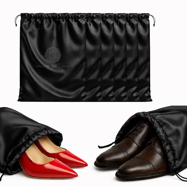 Pack_Of_12_Pink_And_Pack_Of_6_Black_Satin_Shoe_Bag_Cover_For_Shoe_Storage_For_Unisex