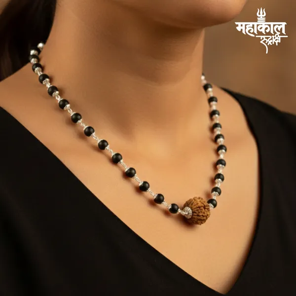 Dhanyog_Karungali_Mala|_with_7_mukhi_rudraksha