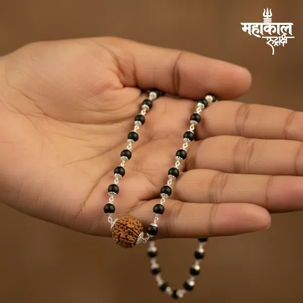 Dhanyog_Karungali_Mala|_with_7_mukhi_rudraksha