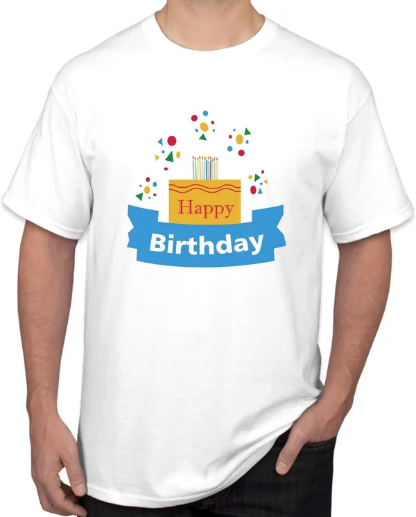 White_Polycotton_Typography_T-Shirt_For_Men