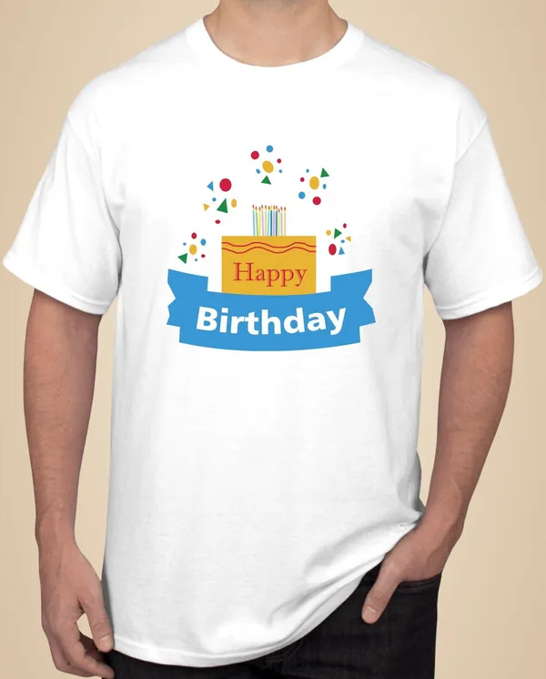 White_Polycotton_Typography_T-Shirt_For_Men