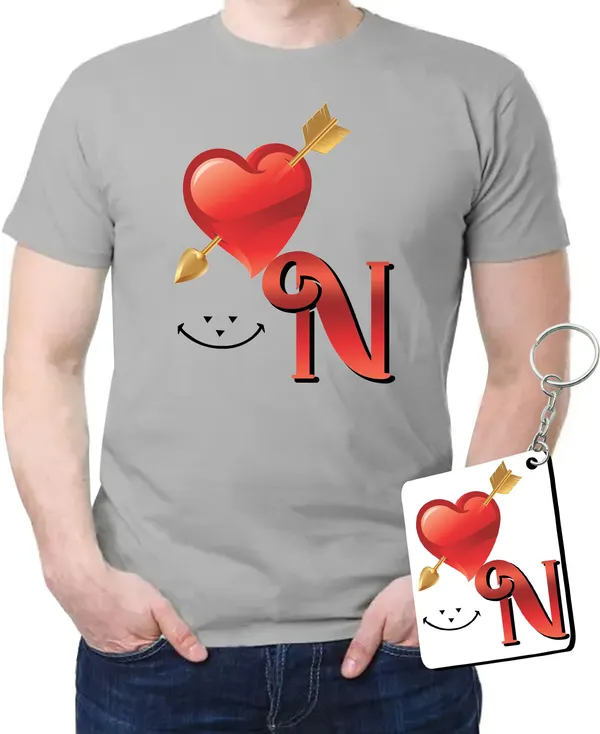 Grey_Polycotton_Printed_T-Shirt_For_Men