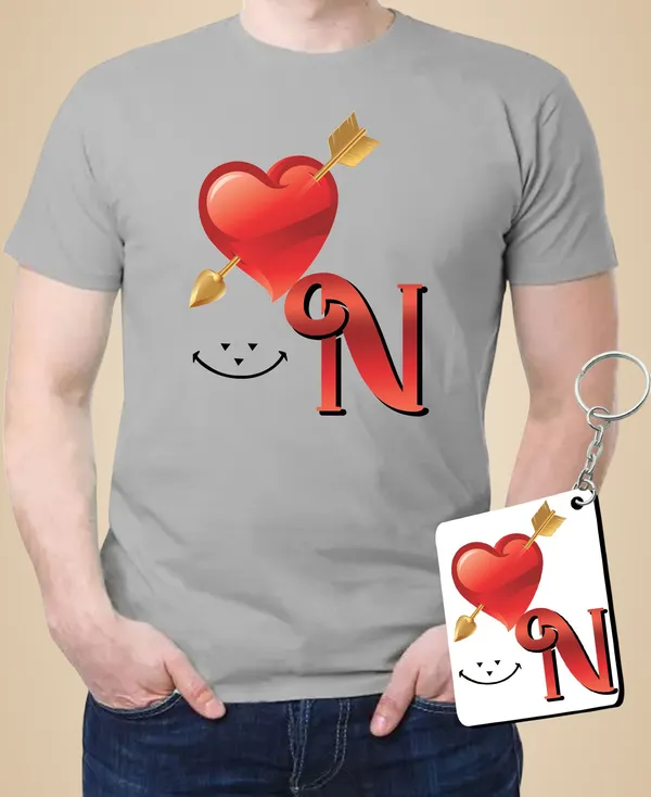 Grey_Polycotton_Printed_T-Shirt_For_Men
