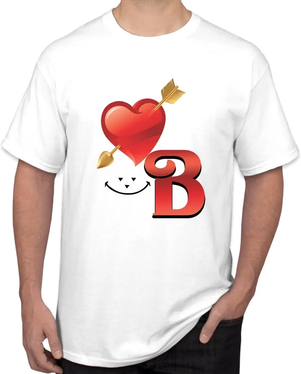 White_Polycotton_Printed_T-Shirt_For_Men