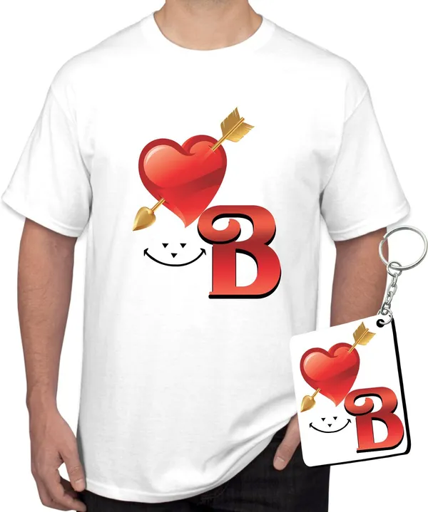 White_Polycotton_Printed_T-Shirt_For_Men