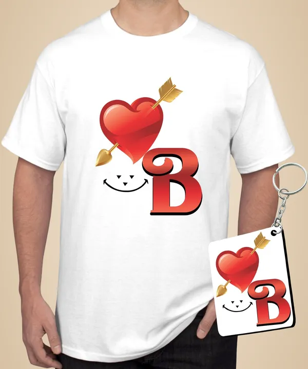 White_Polycotton_Printed_T-Shirt_For_Men
