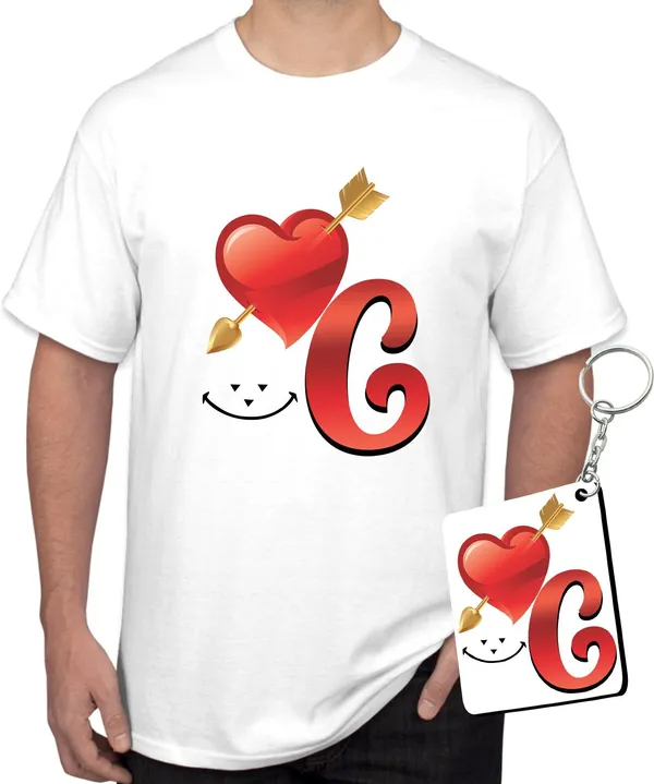 White_Polycotton_Printed_T-Shirt_For_Men