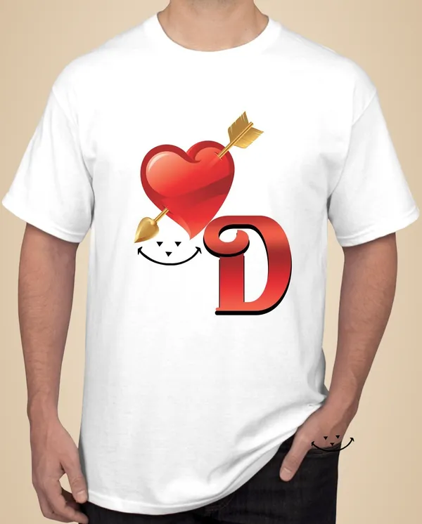 White_Polycotton_Printed_T-Shirt_For_Men